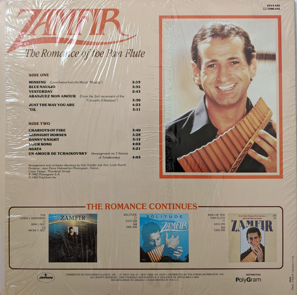 Zamfir* : Romance Of The Pan Flute (LP, Album)