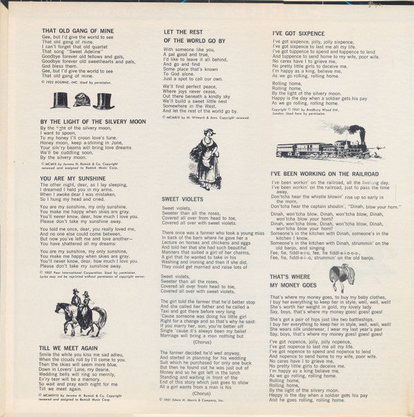 Mitch Miller & The Gang* : Sing Along With Mitch (LP, Gat)