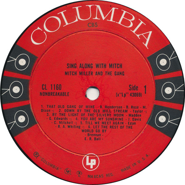 Mitch Miller & The Gang* : Sing Along With Mitch (LP, Gat)