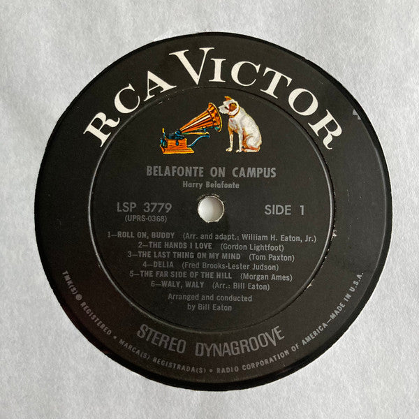 Harry Belafonte : Belafonte On Campus (LP, Album)