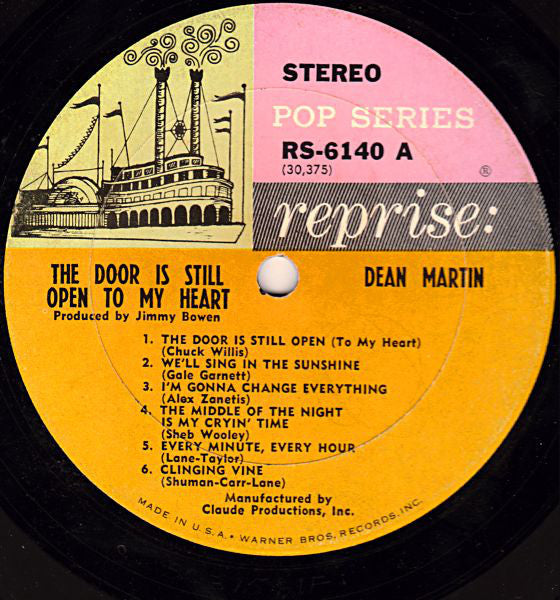 Dean Martin : The Door Is Still Open To My Heart (LP, Album)