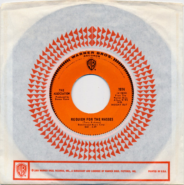 The Association (2) : Never My Love (7", Styrene, Pit)