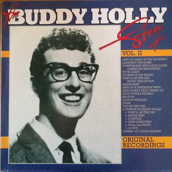 Buddy Holly : The Buddy Holly Story (Original Recordings) Vol. II (LP, Comp)