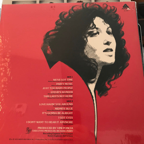 Melissa Manchester : Melissa (LP, Album, Club, Ter)