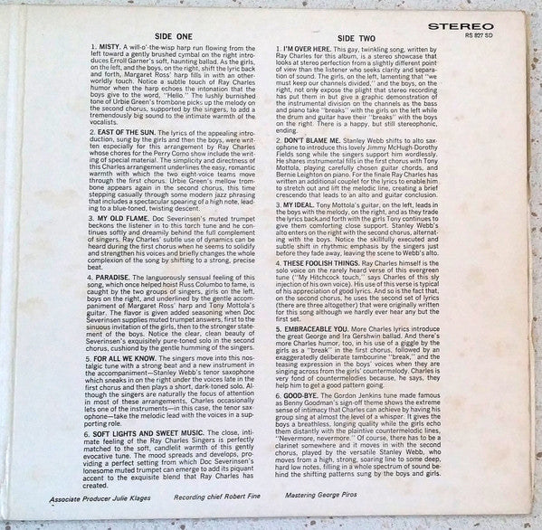 The Ray Charles Singers : Something Wonderful (LP, Album)