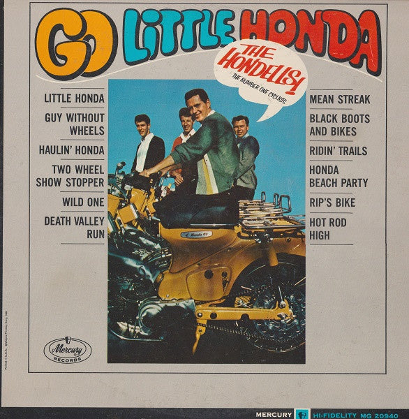 The Hondells!* : Go Little Honda (LP, Album, Mono)