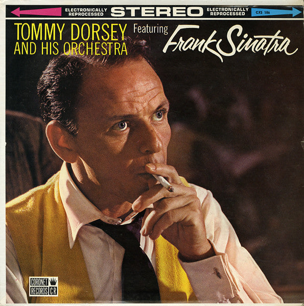 Tommy Dorsey And His Orchestra, Frank Sinatra : Tommy Dorsey And His Orchestra Featuring Frank Sinatra (LP, Album, Comp, Red)