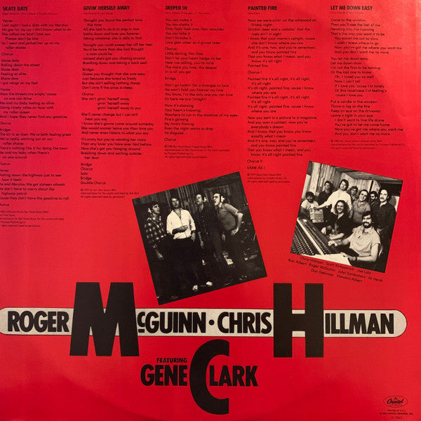 Roger McGuinn & Chris Hillman Featuring Gene Clark* : City (LP, Album, Win)