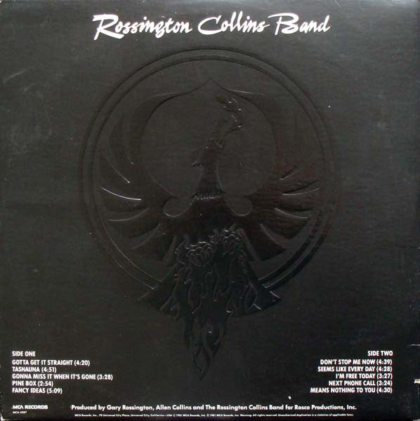 Rossington Collins Band : This Is The Way (LP, Album, Glo)