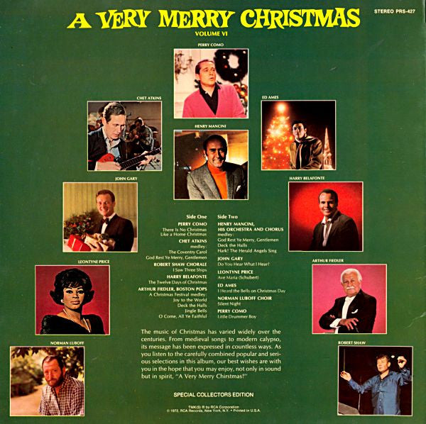 Various : A Very Merry Christmas, Volume VI (LP, Album, Comp, Roc)
