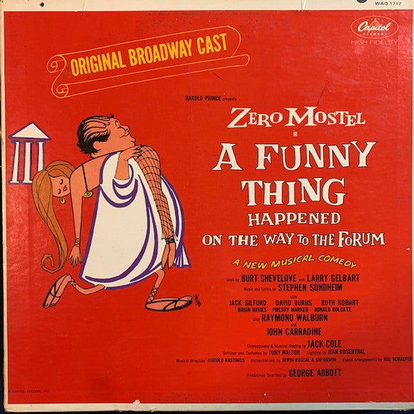 "A Funny Thing Happened On The Way To The Forum" Original Broadway Cast : A Funny Thing Happened On The Way To The Forum (LP, Album, Mono, Gat)