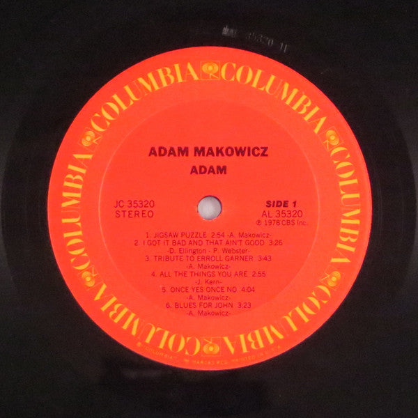 Adam Makowicz : Adam (LP, Album, Ter)