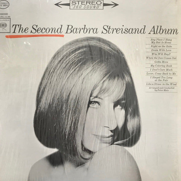 Barbra Streisand : The Second Barbra Streisand Album (LP, Album, San)