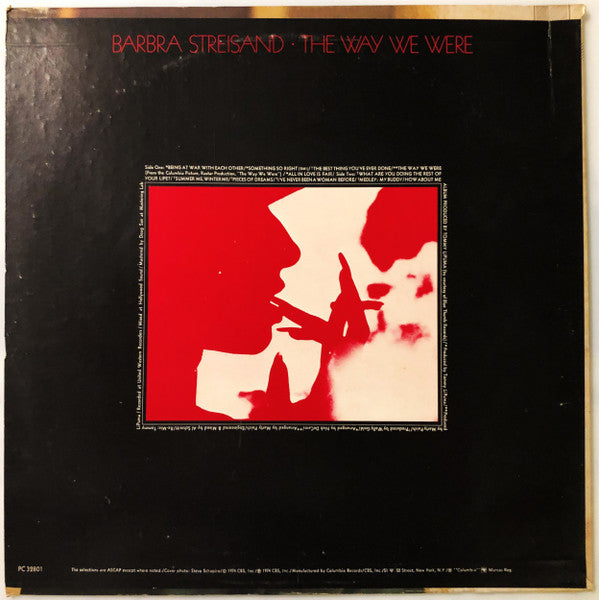 Barbra Streisand : The Way We Were (LP, Album)