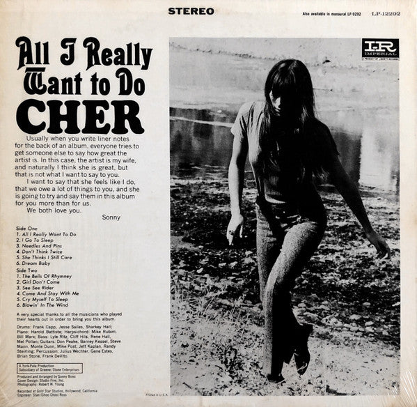 Chér* : All I Really Want To Do (LP)