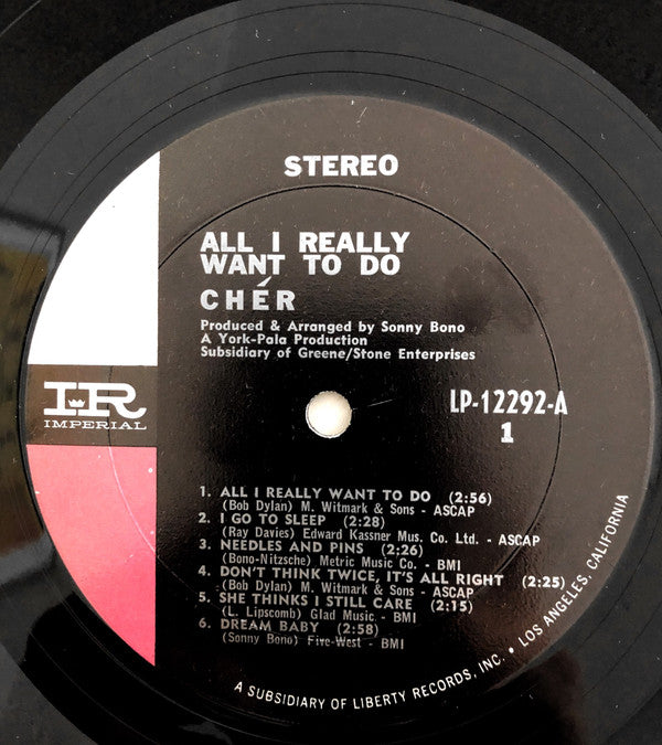 Chér* : All I Really Want To Do (LP)