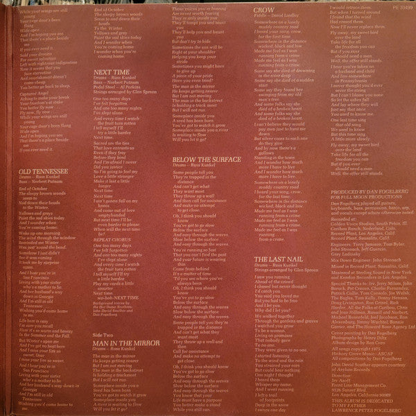 Dan Fogelberg : Captured Angel (LP, Album, San)