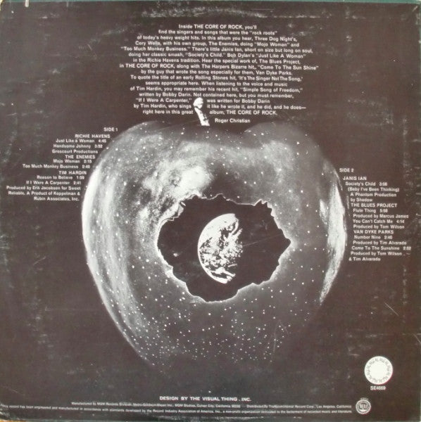 Various : The Core Of Rock (LP, Comp)