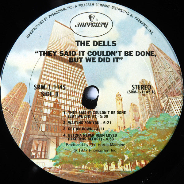 The Dells : They Said It Couldn't Be Done, But We Did It! (LP, Album, Pit)