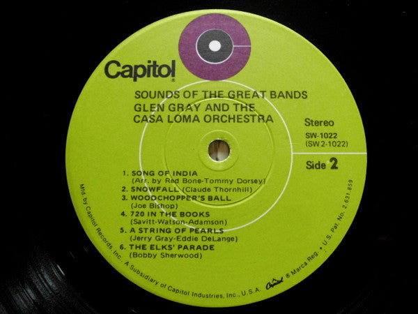 Glen Gray & The Casa Loma Orchestra :  Sounds Of The Great Bands! (LP, Album, RE)