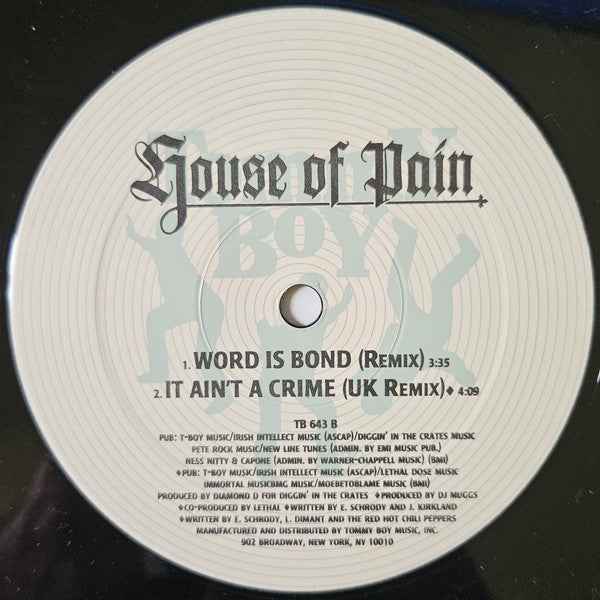 House Of Pain : Legend (12")