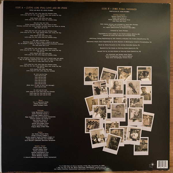 Jared Feinman : (Let's Sing For) Love And Be Free (10")
