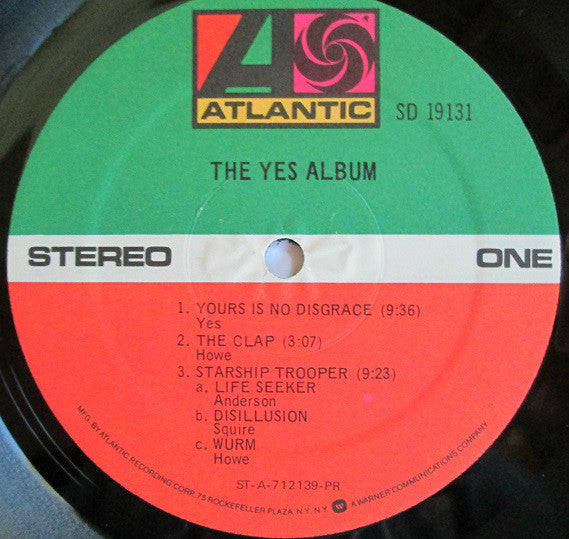 Yes : The Yes Album (LP, Album, RE, PR,)