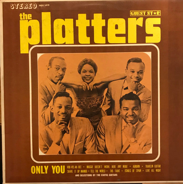 The Platters And Selections By The Exotic Guitars : Only You (LP, Album)