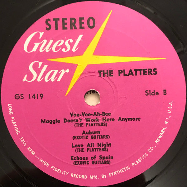 The Platters And Selections By The Exotic Guitars : Only You (LP, Album)