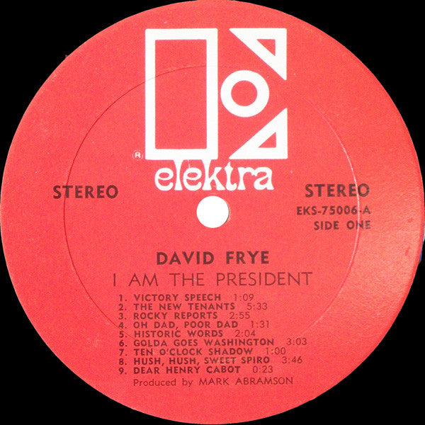 David Frye : I Am The President (LP, Album)