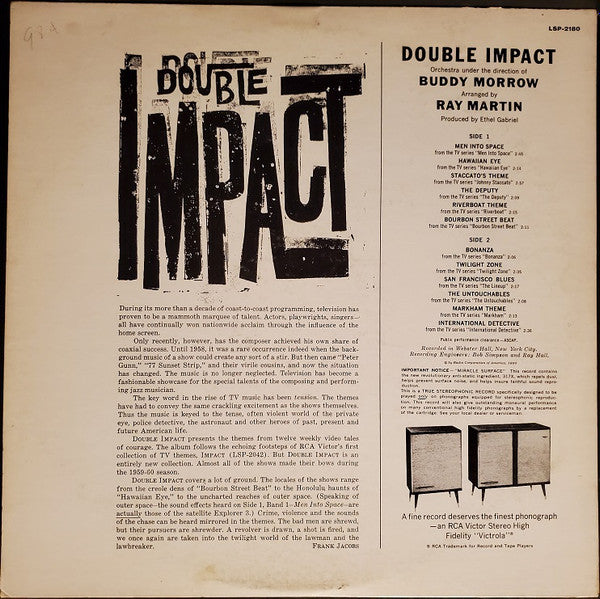 Buddy Morrow : Double Impact (LP, Album)