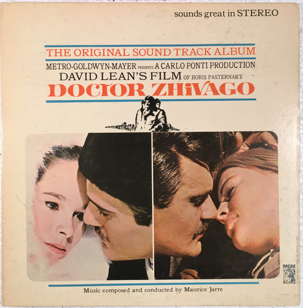 Maurice Jarre : Doctor Zhivago Original Soundtrack Album (LP, Album, Club, Cap)