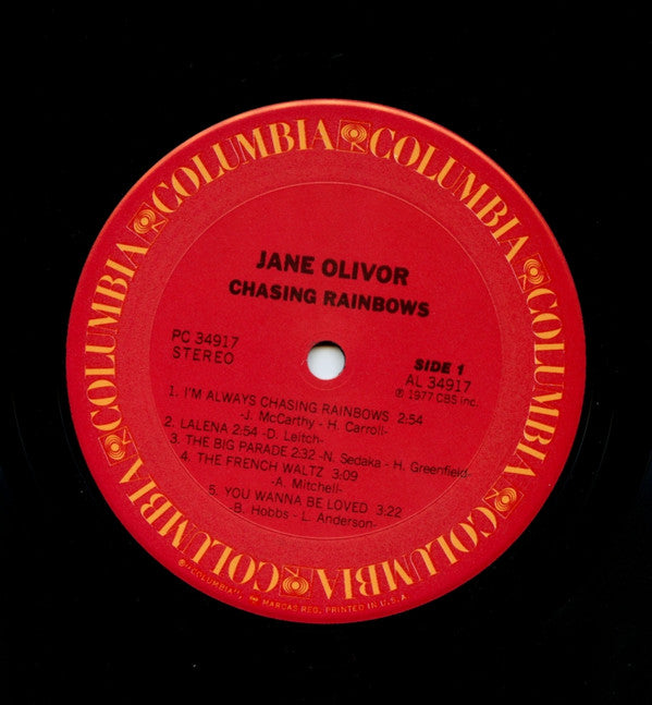 Jane Olivor : Chasing Rainbows (LP, Album)
