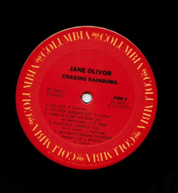 Jane Olivor : Chasing Rainbows (LP, Album)