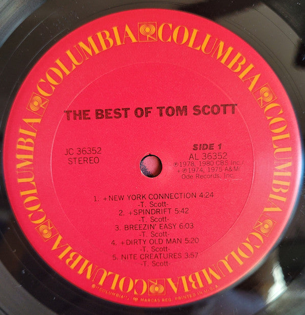 Tom Scott : The Best Of Tom Scott (LP, Comp)