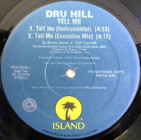 Dru Hill : Tell Me (12", Promo)