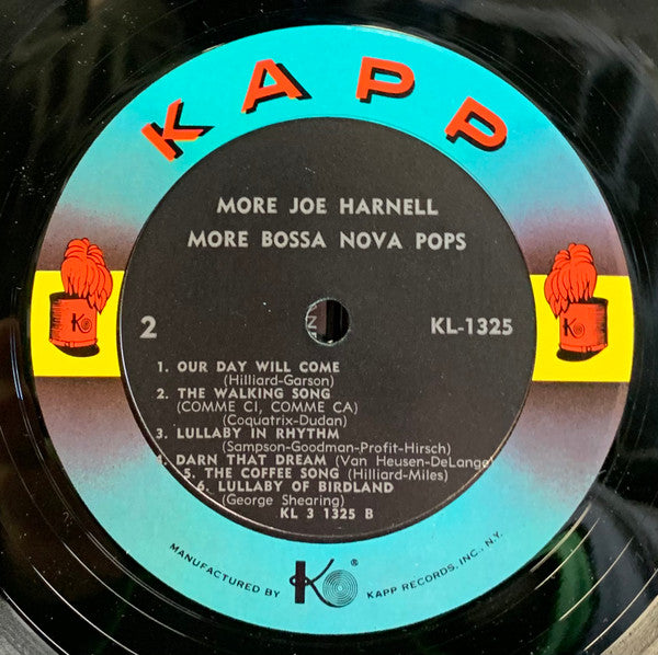 More Joe Harnell* : More Bossa Nova Pops (LP, Album, Mono, All)