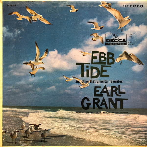 Earl Grant : Ebb Tide And Other Instrumental Favorites (LP, Album, RP, Pin)