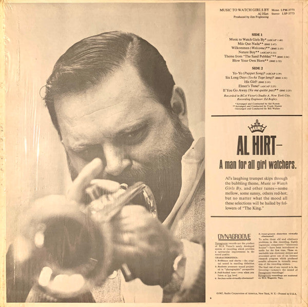 Al (He's The King) Hirt* : Music To Watch Girls By (LP, Album, Ind)