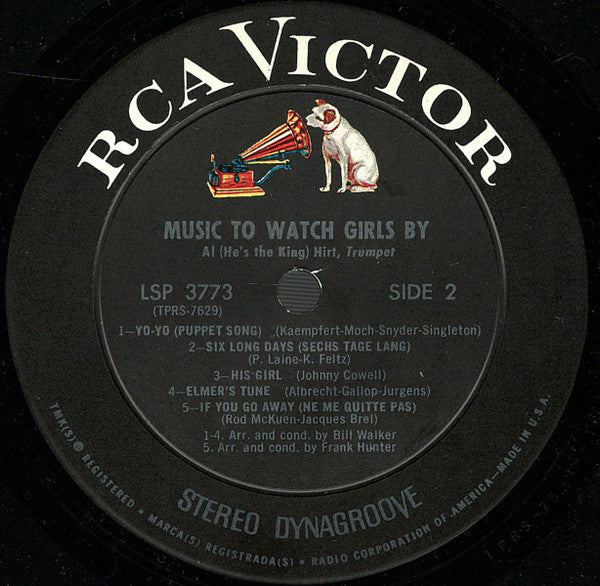 Al (He's The King) Hirt* : Music To Watch Girls By (LP, Album, Ind)