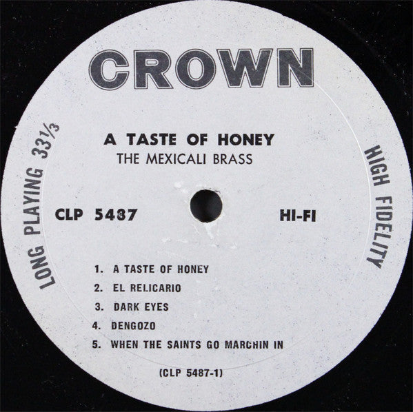 The Mexicali Brass : A Taste Of Honey (LP, Album, Mono)