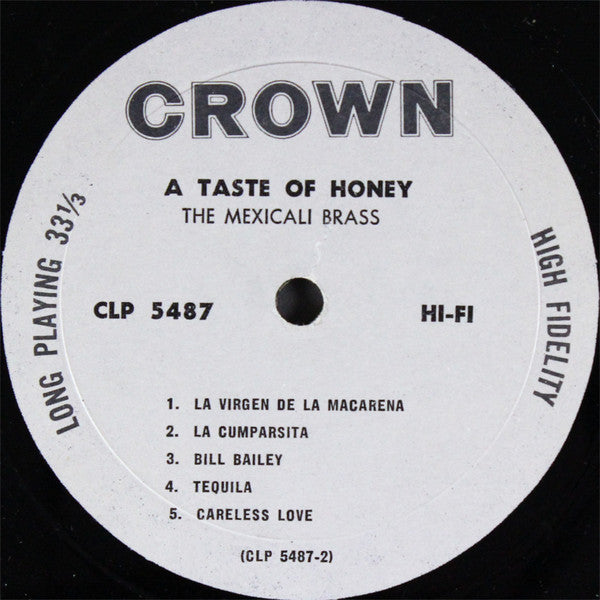 The Mexicali Brass : A Taste Of Honey (LP, Album, Mono)