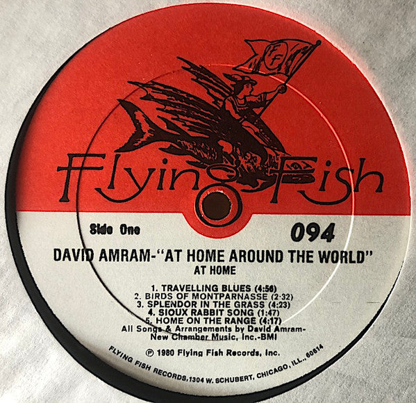 David Amram And Friends : At Home / Around The World (LP, Album)