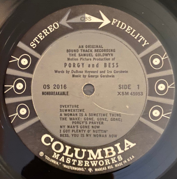 George Gershwin, Ira Gershwin, DuBose Heyward : Porgy And Bess (LP, Album, Pit)