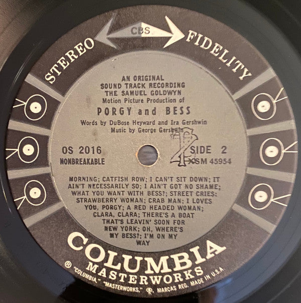 George Gershwin, Ira Gershwin, DuBose Heyward : Porgy And Bess (LP, Album, Pit)