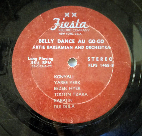 Artie Barsamian & His Orchestra : Belly Dance Au Go-Go - Music Of The Middle East (LP, Album)