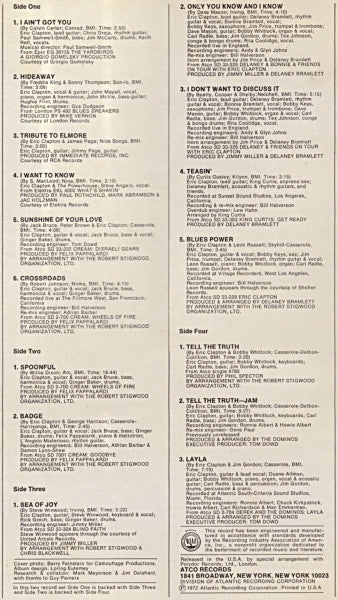 Eric Clapton : History Of Eric Clapton (2xLP, Comp, RE, PR )