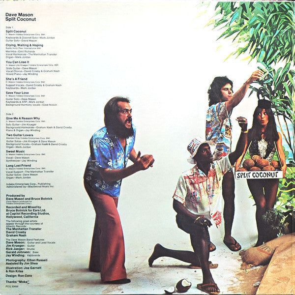 Dave Mason : Split Coconut (LP, Album, Gat)