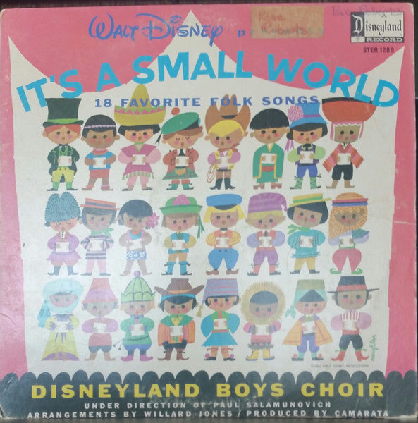 Disneyland Boys Choir : It's A Small World (LP, Album, RP)