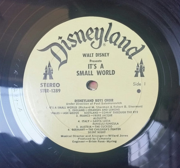 Disneyland Boys Choir : It's A Small World (LP, Album, RP)
